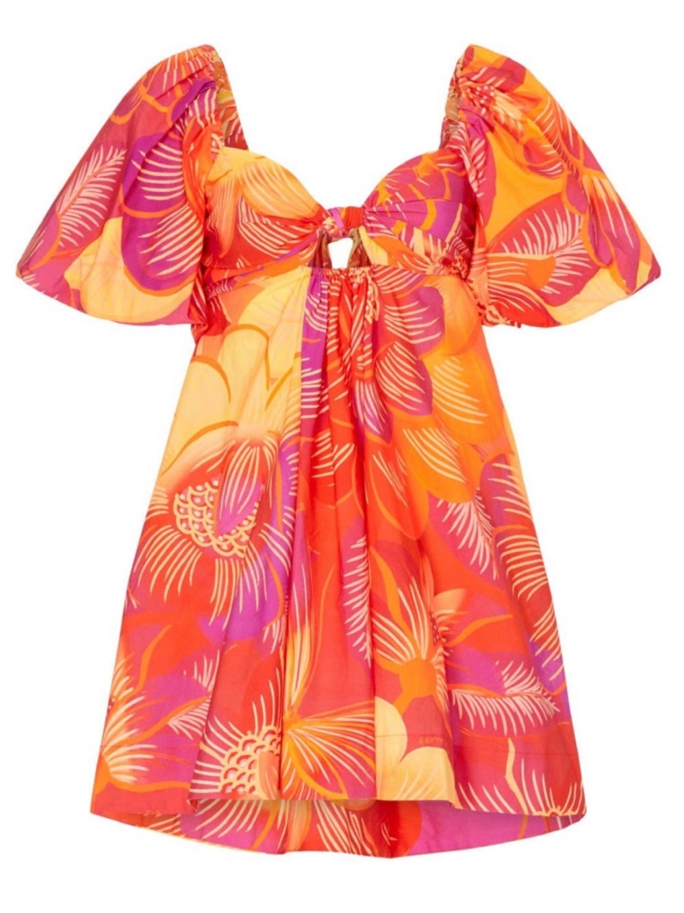 FARM RIO Summer Garden Mini Dress XL - Picture 5 of 16